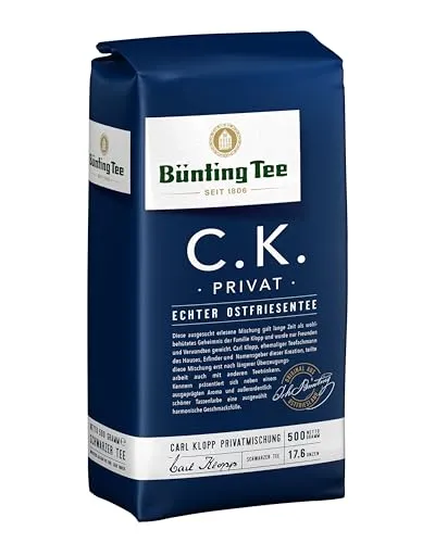Bünting Tee C.K. Privat Echter Ostfriesentee – loser Schwarztee – 500g