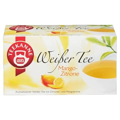 Teekanne Weißer Tee Mango-Zitrone