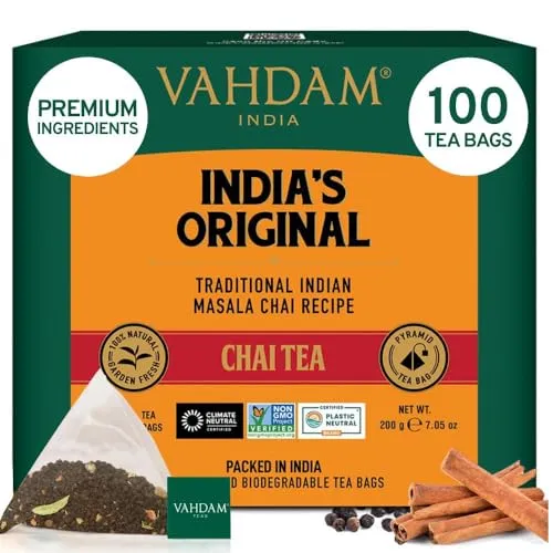 Vahdam Chai Tee Probierset